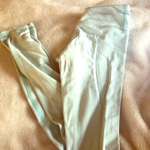 Teal / black reversible lulu leggings
